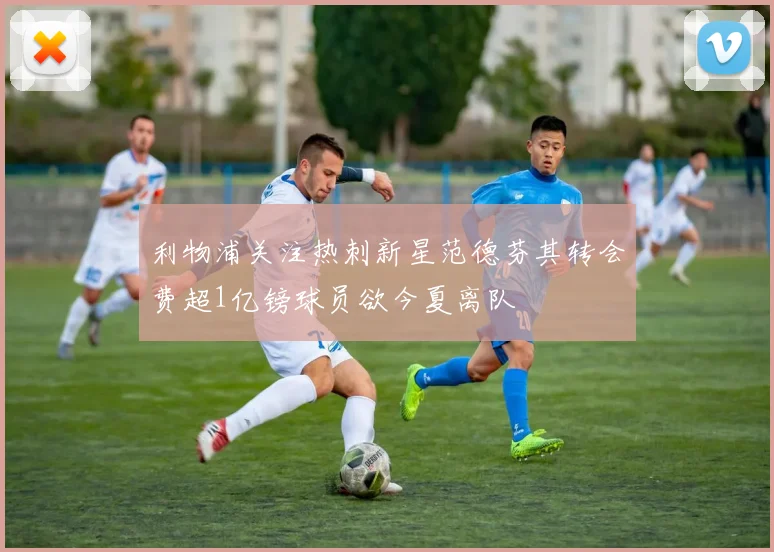 利物浦关注热刺新星范德芬其转会费超1亿镑球员欲今夏离队